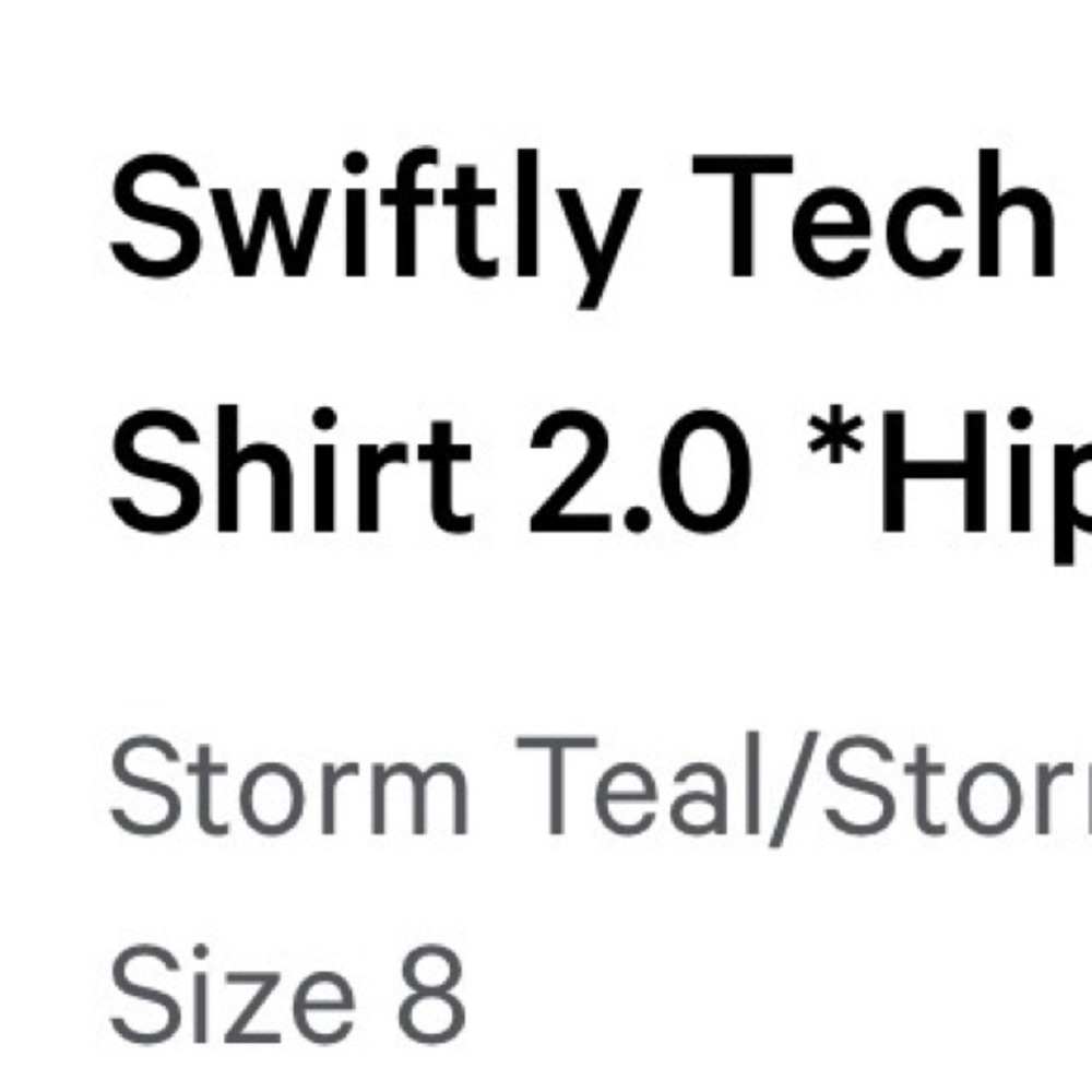 lululemon athletica Swiftly Tech Hip Length Tee - Picture 4 of 4